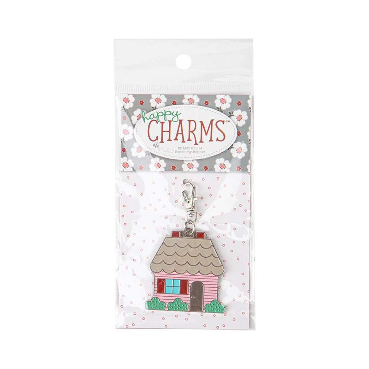 Riley Blake Designs Lori Holt Happy House Enamel Happy Charm ST-30022